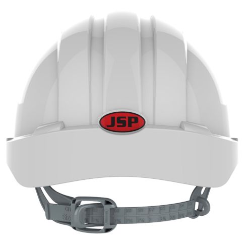 JSP EVO 3 witte veiligheidshelm met korte klep