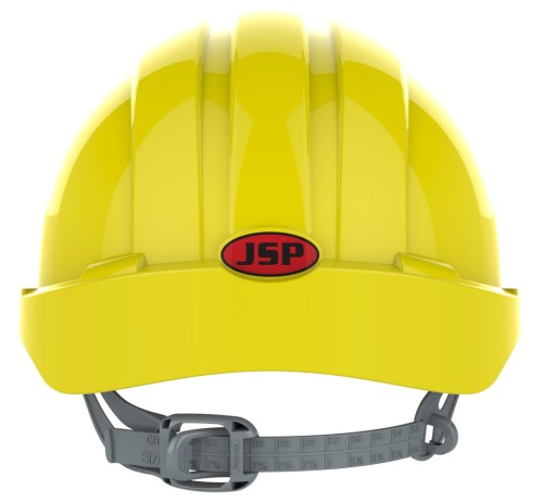 JSP EVO 3 gele veiligheidshelm met korte klep