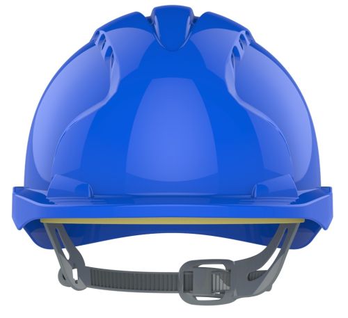 JSP EVO 3 blauwe veiligheidshelm met korte klep