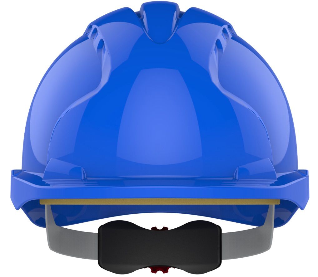 JSP EVO 3 blauwe veiligheidshelm met kortste klep