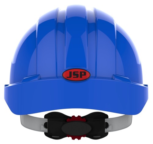 JSP EVO 3 blauwe veiligheidshelm met kortste klep
