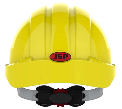 JSP EVO 3 gele veiligheidshelm met kortste klep