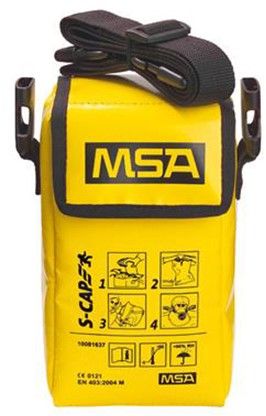 MSA S-cap vluchtmasker in tas