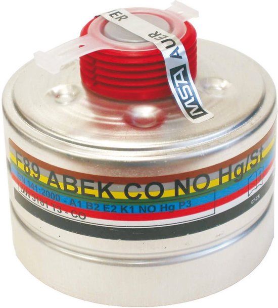 MSA 93 ABEKCONOHg-P3 combinatiefilter