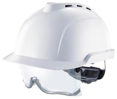 MSA V-Gard 930 geventileerde witte veiligheidshelm
