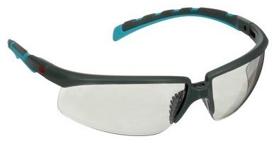 3M Solus 2000 veiligheidsbril met grijs/blauwgroen montuur en grijze lens