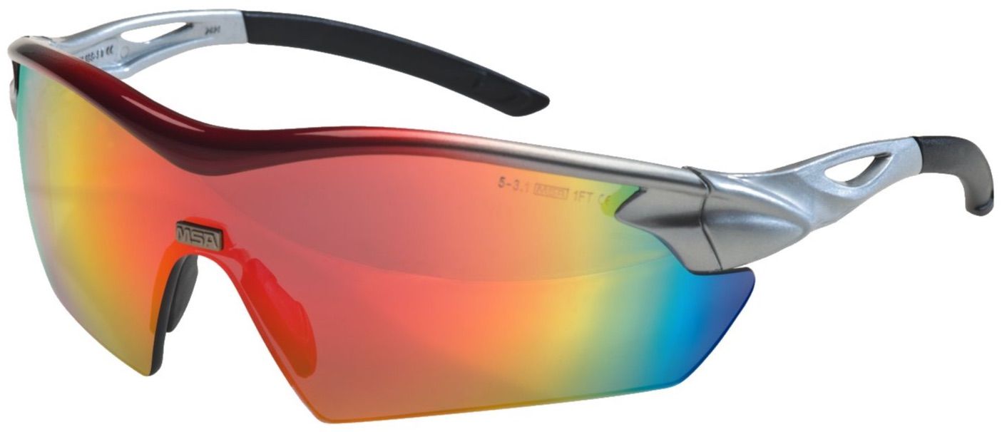 MSA Racers veiligheidsbril regenboog lens
