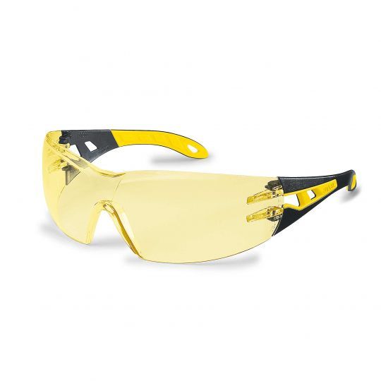 Uvex Pheos 9192-385 veiligheidsbril gele lens