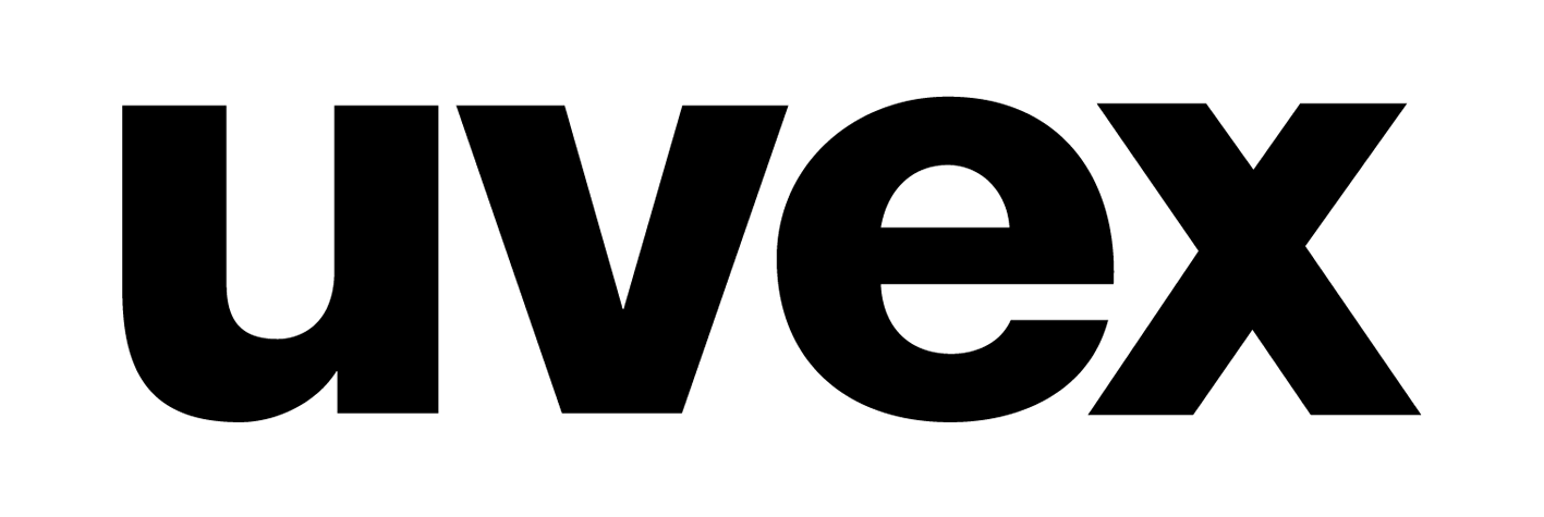 Uvex logo zwarte letters